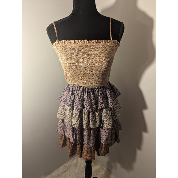Storia strapless ruffled summer dress - Picture 1 of 7
